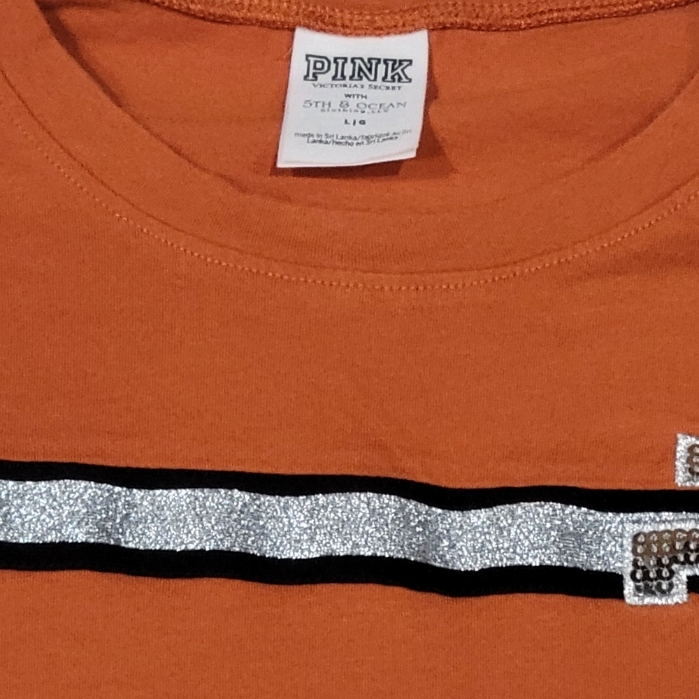 Victorias Secret University Of Texas Longhorns Womens Lg College Spirt Tee - Picture 3 of 10
